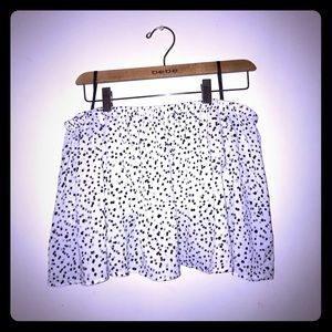 Bebe spotted crop top